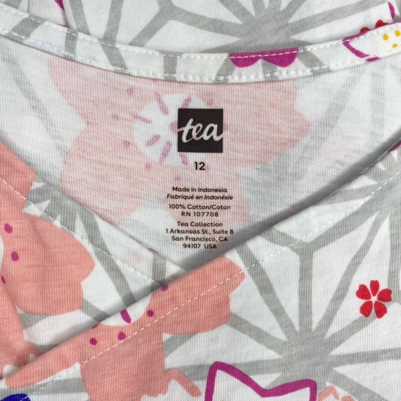 Tea Collection Long Sleeve Wrap Neck Dress - Picture 6 of 7